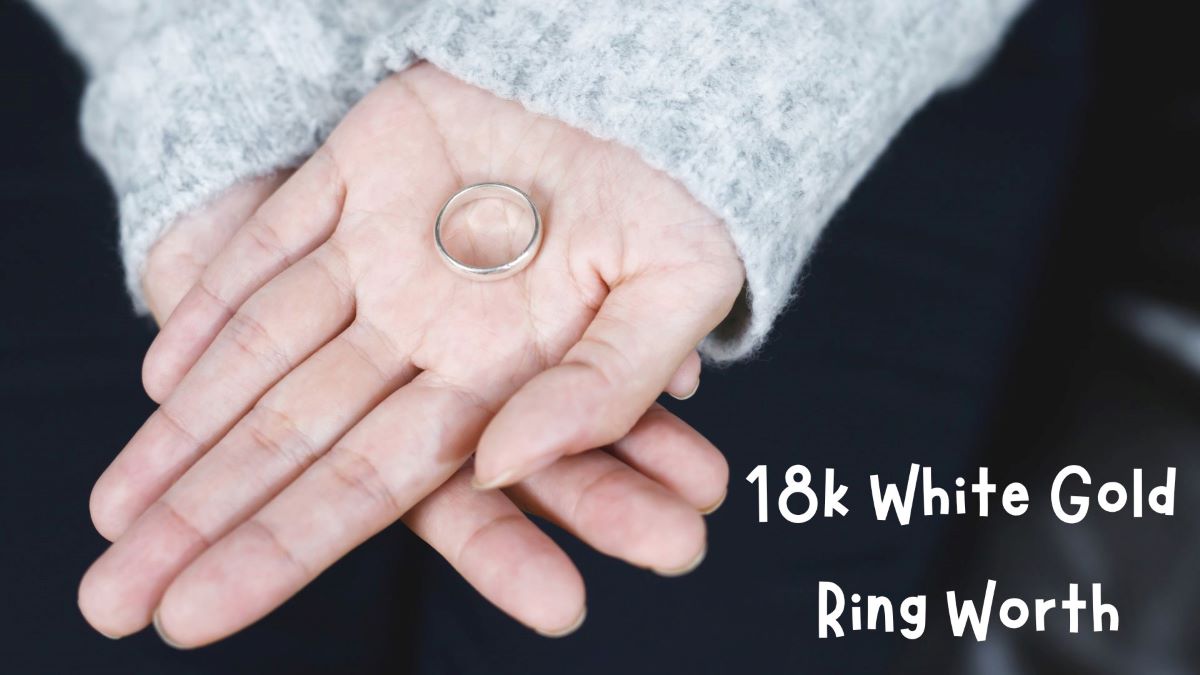 18k White Gold Ring Worth